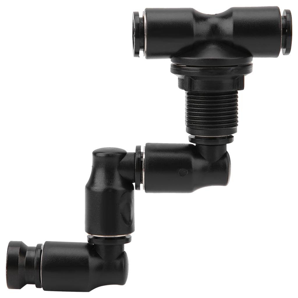 Reptiles Fogger Mist Sprinkler Adjustable for Rainforest Tank Pet Cooling System Black