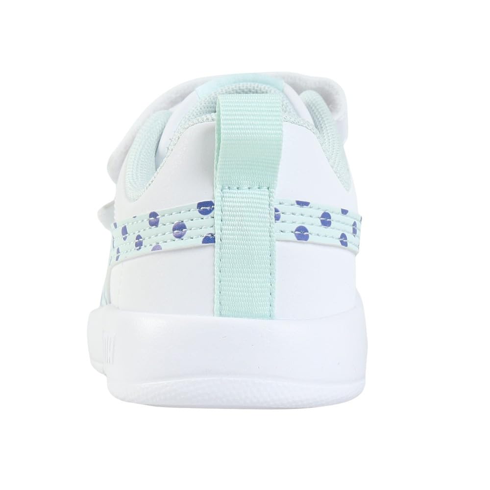 Puma Courtflex V3 Dotty V PS Athletic Perfekt for skole og sport Unisex for barneskole 2025 Blå Størrelse cm Barns (398758) Sko, Lettvekt,