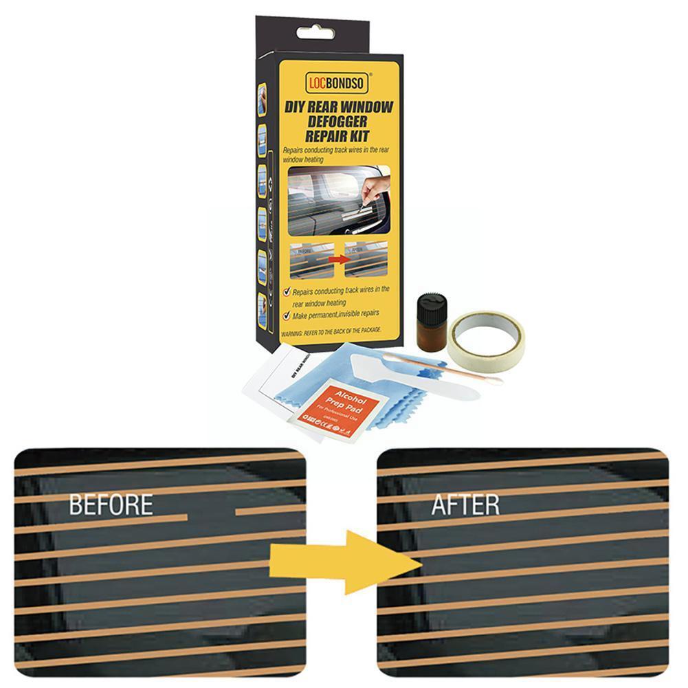 DIY Schnelle Reparatur Auto Hinten Fenster Defogger Reparatur Kit Defroster Linien Glas Heizung Grid Fenster Fix Zerkratzt Gebrochen V7N1