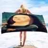 Mona Lisa Serie Meeresurlaub Strandtuch Schwimmbad Badetuch Mikrofaser Sporttuch