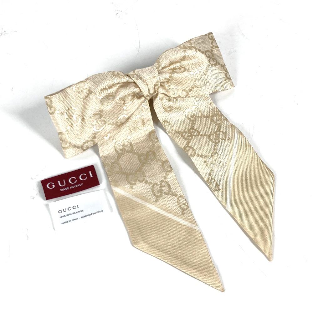 GUCCI 816541 GG silk jacquard scrunchie hair accessories hair rubber elastic