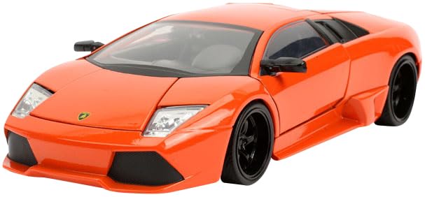 Kyosho Jada Toys Fast Furious Series Lamborghini Orange Finished Model JADA30765 & 1/24 F&F Murciélago (Roman)