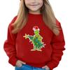 Christmas Day Girls Round Neck Pullovers For Kids Printed Baby Tops