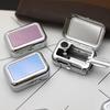 Portable Ashtray Outdoor with Built-in Holder Metal Travel Camping Hiking Pocket