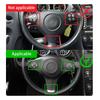 Echte Weiche Carbonfaser-Zieraufkleber Für Mercedes Benz SLK R171 2004 2005 2006 2007 2008 2009 2010 Lenkradzubehör