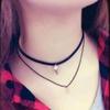 New Punk Minimalist Infinity Luck 8 Cross Leaf Pendants Necklaces For Women Jewelry Clavicle Chain Collier