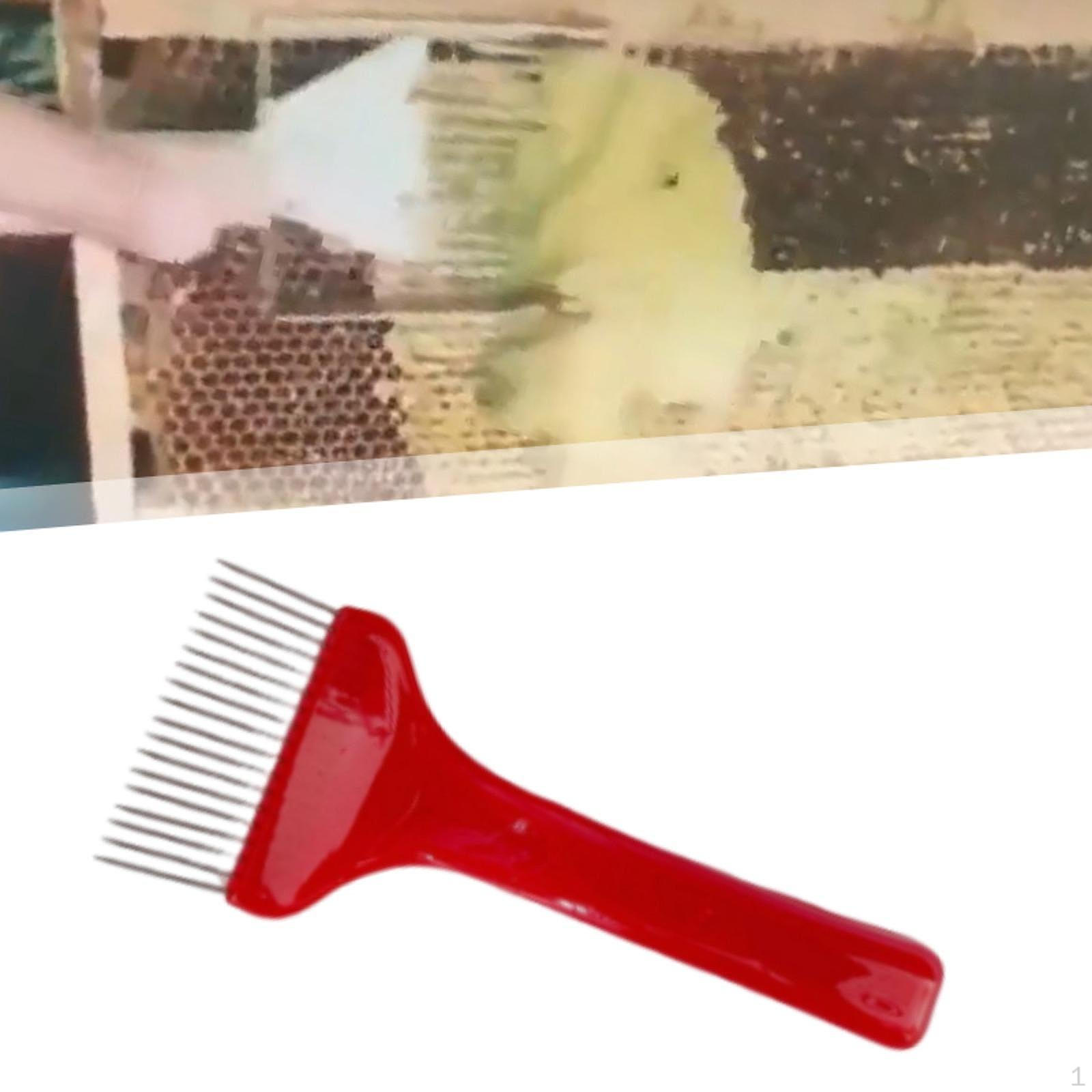 

Пчеловодческий инструмент вилка для распечатывания пчелиный улей 18 игл сбор меда соты ложка для красный