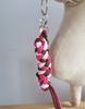 Hobby Horse Rope Lead - Light Pink/Dark Pink/Brown