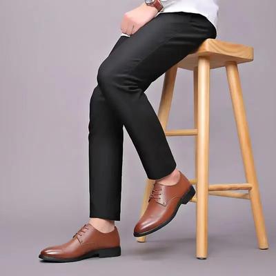 Fashion Leather Casual Social Shoe for Men Official Business 2024 Trend Cheap Clearance High Quality Dress Shoes Man Fashion Italian 39