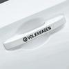 Fashion Car Door Handle Stickers Tire Rear View Mirror Decals For Volkswagen VW GTI Rline R Polo Golf MK8 Passat Magotan Tiguan