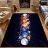 Various Sizes 7 Planetary Creative Pattern for Carpet Living Room Bedroom Bedside Floor Mat Home Decor Sofa Room Area Rug