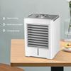 Evaporative Air Cooler Portable Space Air Conditioner Humidifier USB Desk Misting Cooling Fan for Office White