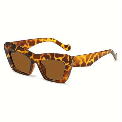 Lunettes de Soleil Vintage Élégantes Protection UV400 Design Concave Hip Hop Œil de Chat Pour Hommes Femmes Activités Extérieures