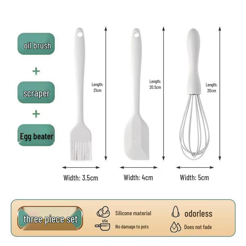 JingJingRS Silicone Mini Kitchen & Baking Utensils