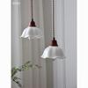 Japanese Wabi-Sabi Style Solid Wood Pendant Light for Dining Tables, Bars, Hallways, and Bedrooms - Nordic Ceramic Retro Design