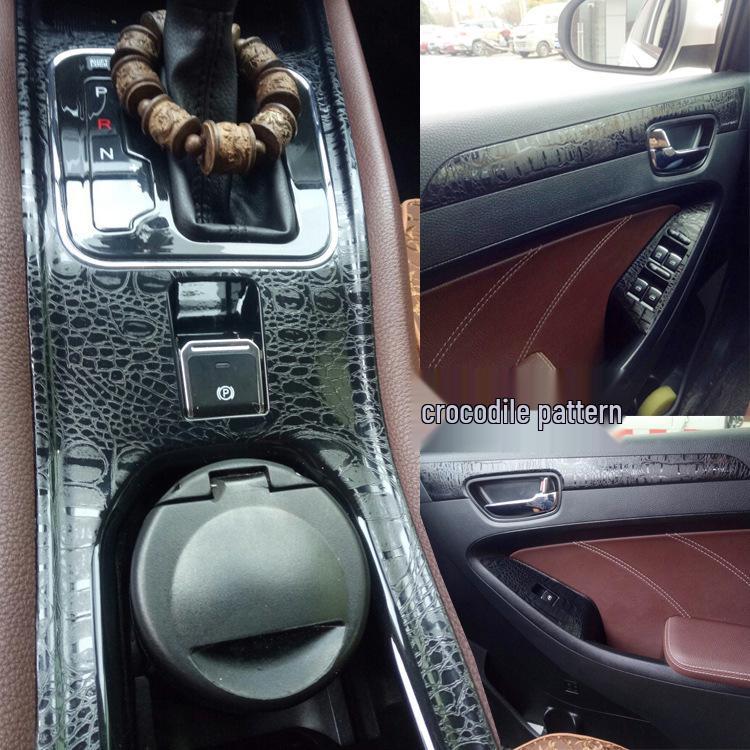 Carbon Fiber Console & Gear Shift Sticker for 16-18 Dongfeng Fengguang 580 Interior