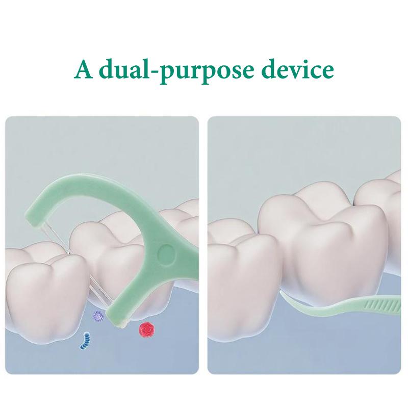 Mint Dental Floss Stick Home Portable Disposable Care Dental Floss Stick Oral Care Interdental Cleaning Remove Food Residue