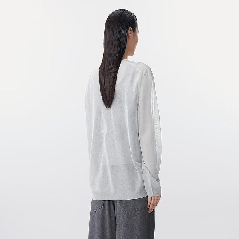 JNBY 2025 Summer Round Neck Pullover Knit Sweater