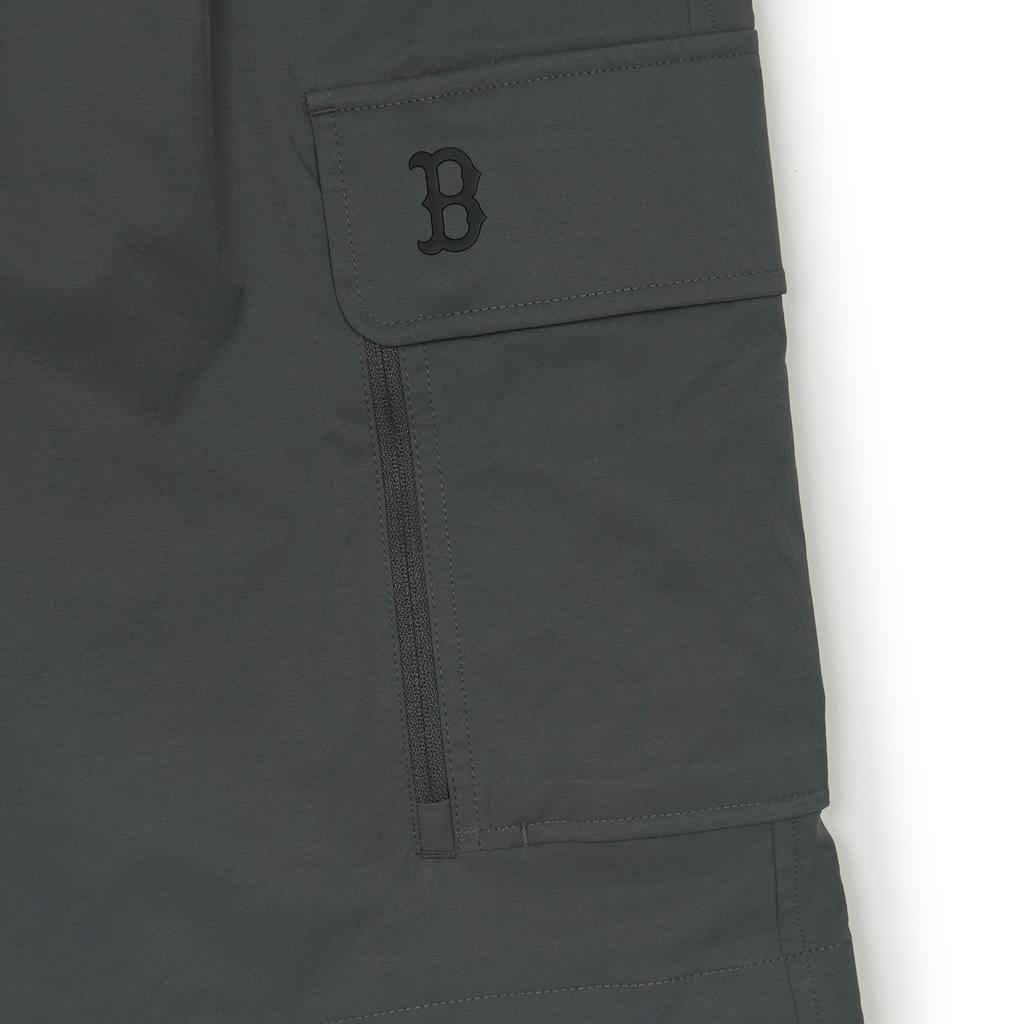 New MLB Gofcore Basic Boston Red Sox Cargo Shorts Unisex Charcoal Gray 3ASMB0653-43CGD