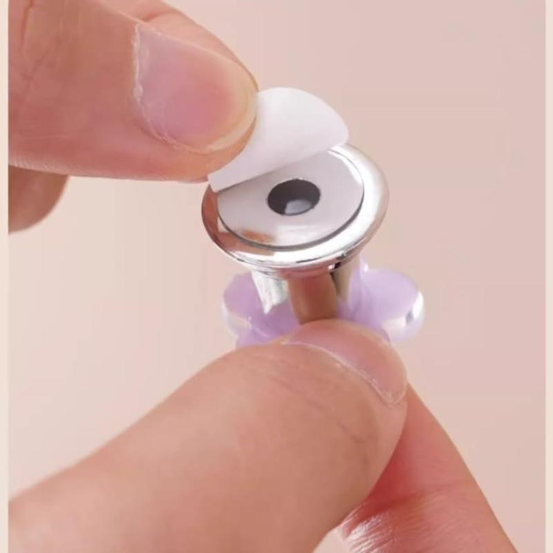 Flower Shaped Toilet Flush Handle Toilet Press Button Bathroom Accessories