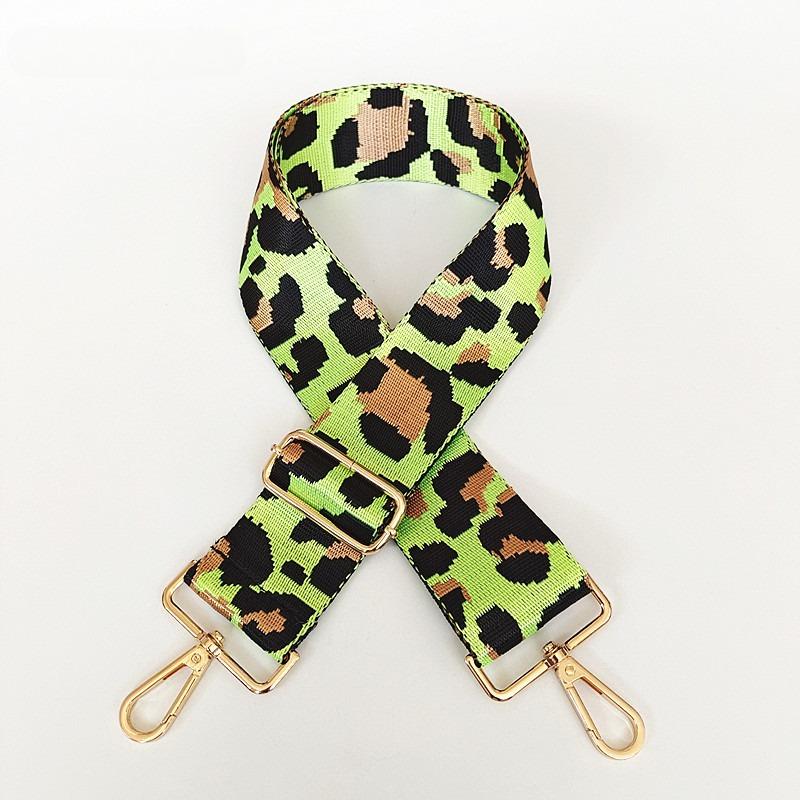 Bag Accessories Women's Bag Wide Shoulder Strap Nylon Leopard Print Single Shoulder Oblique Span Burden Reduction Backpack Strap