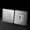Ganci da parete con fibbia autoadesiva, ganci trasparenti, supporto a ventosa per cucina e bagno