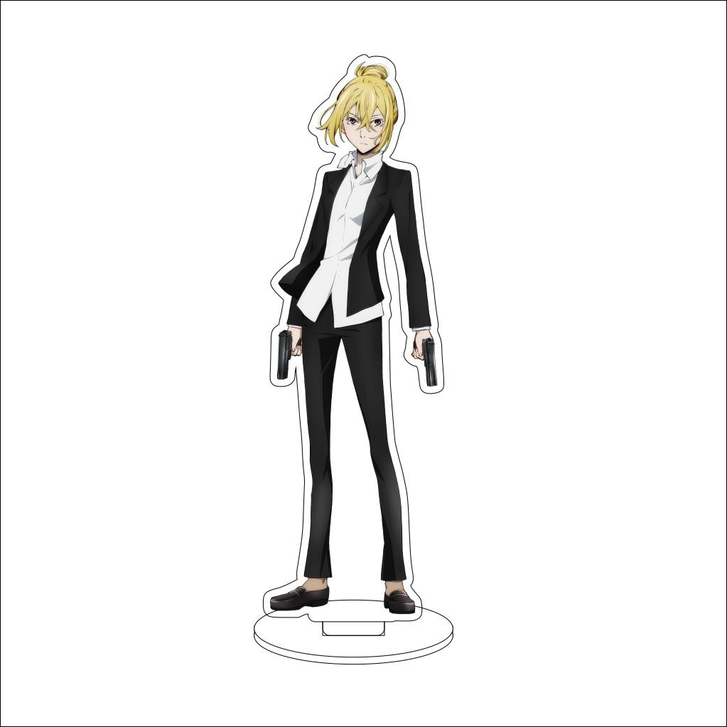 16CM Anime Cosplay Acrylic Stand Ornaments Edogawa Rampo Kunikida Doppo Dazai Osamu Figure Stand Halloween Christmas Gifts