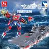 Transformation Metal Part Deformation Of Aircraft Broadside Figure Articulated Detailed Movable Poseable Scale Collectible