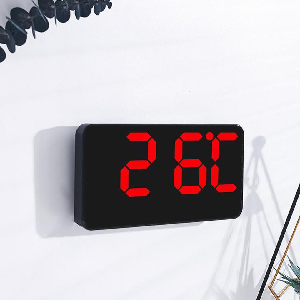 Desktop Clock With LED Numbers And Dual Alarm For Office 7. Display Time