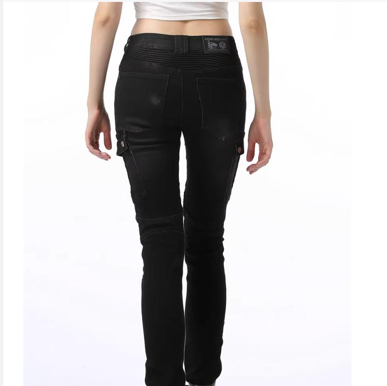 LOONG+BIKER+Women's Harley Style Jeans+Motorcycle Cycling Casual Motorcycle Racing Anti Drop Pants