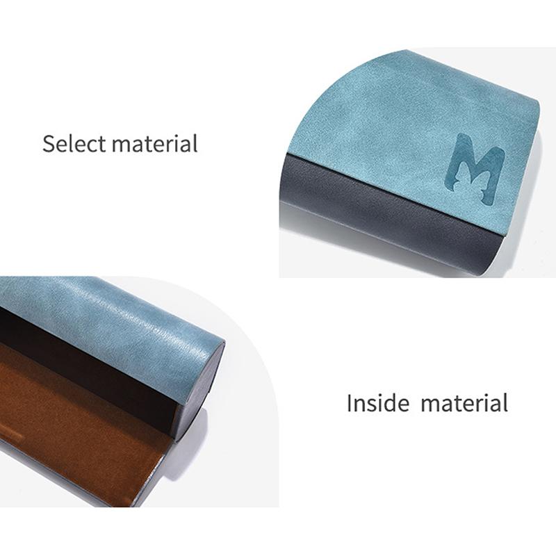 Dual- Glasses Case Double Eyeglasses Case For 2 Pair Eyeglasses Holder Portable Glasses Case Double Layer Glasses Case