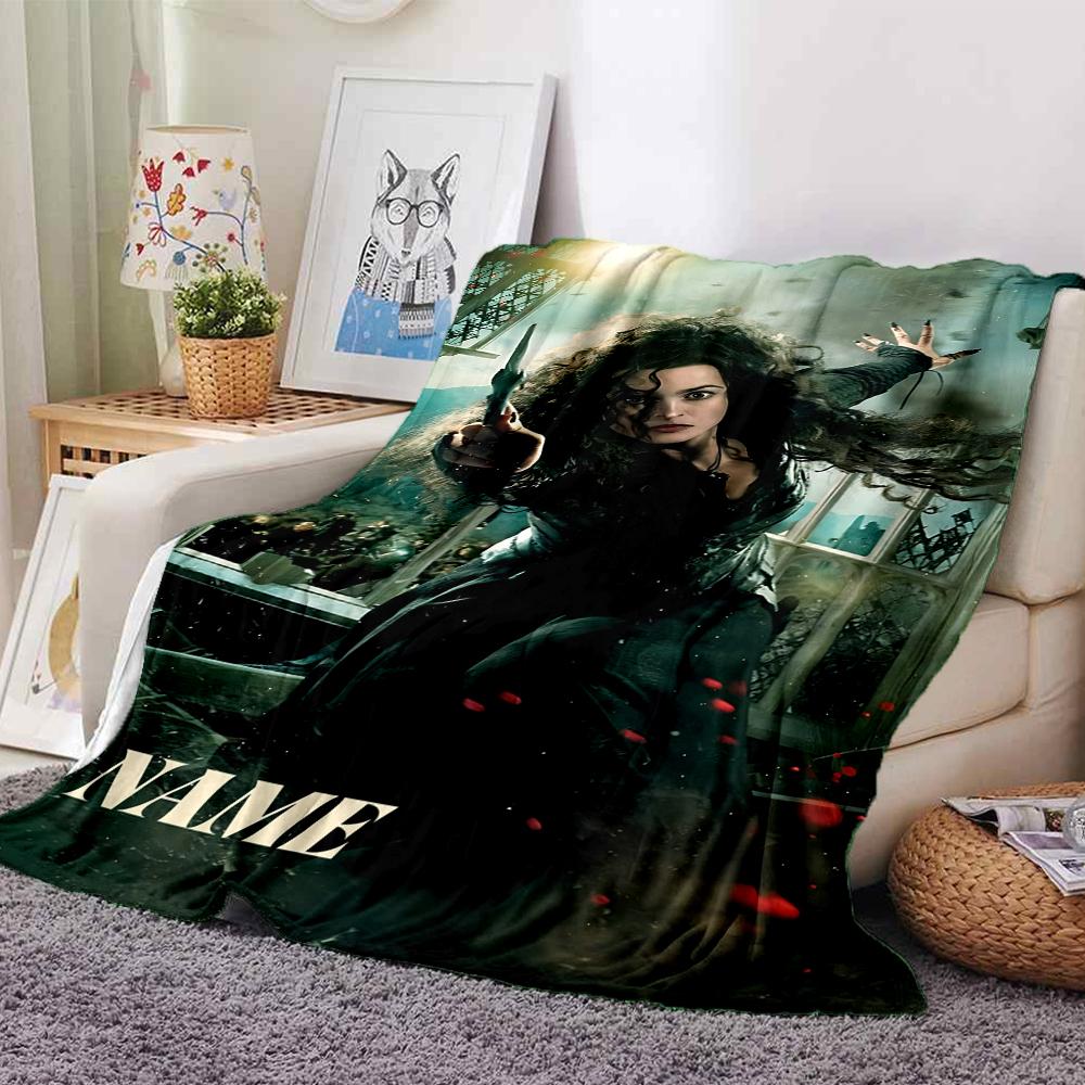 Custom Name "Dark Magic Unleashed" blanket for Couch & Bed, Plush Cozy Fuzzy Blanket Super Soft & Warm Blankets for Fall and Winter. 090888