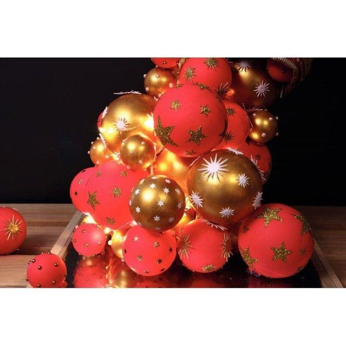 Boules plastique couleur blanche 3 à 8 cm 39 pièces