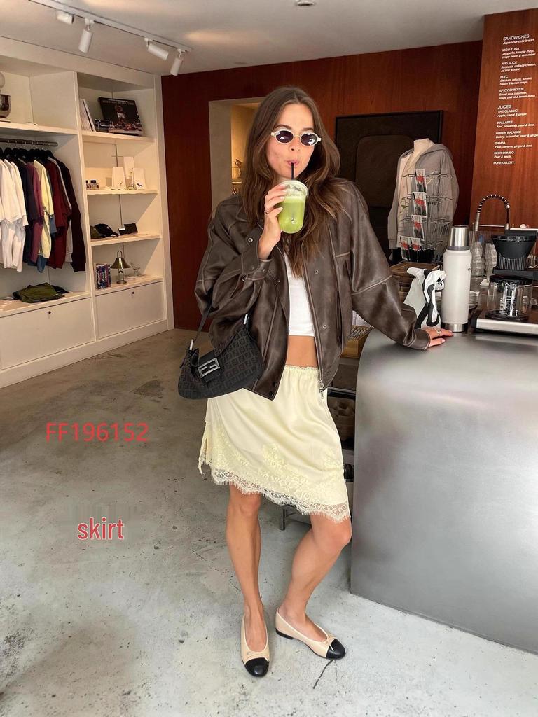 European & American Sexy Lace Patchwork See-through Short Skirt