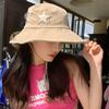 Punk Star Wide Brim Cowboy Hat For Women Girl Soft Cotton Fordable Sunshade Fisherman Cap Outdoor Fishing Climbing Denim Hats