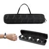 Shockproof  Watch Holder Soft Lined Interior Small  Organizers Design Zippered Closures 6 Watch Capacity for Watches
