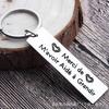 Personalized Stainless Steel Keychain - German, Russian, Spanish Themes with Custom Text and Photos