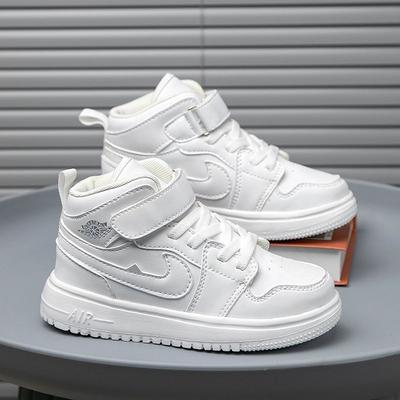 Children's Shoes, High-Top Boys' Sneakers, Lightweight Waterproof Running Shoes, Stylish Versatile Boys' Sneakers