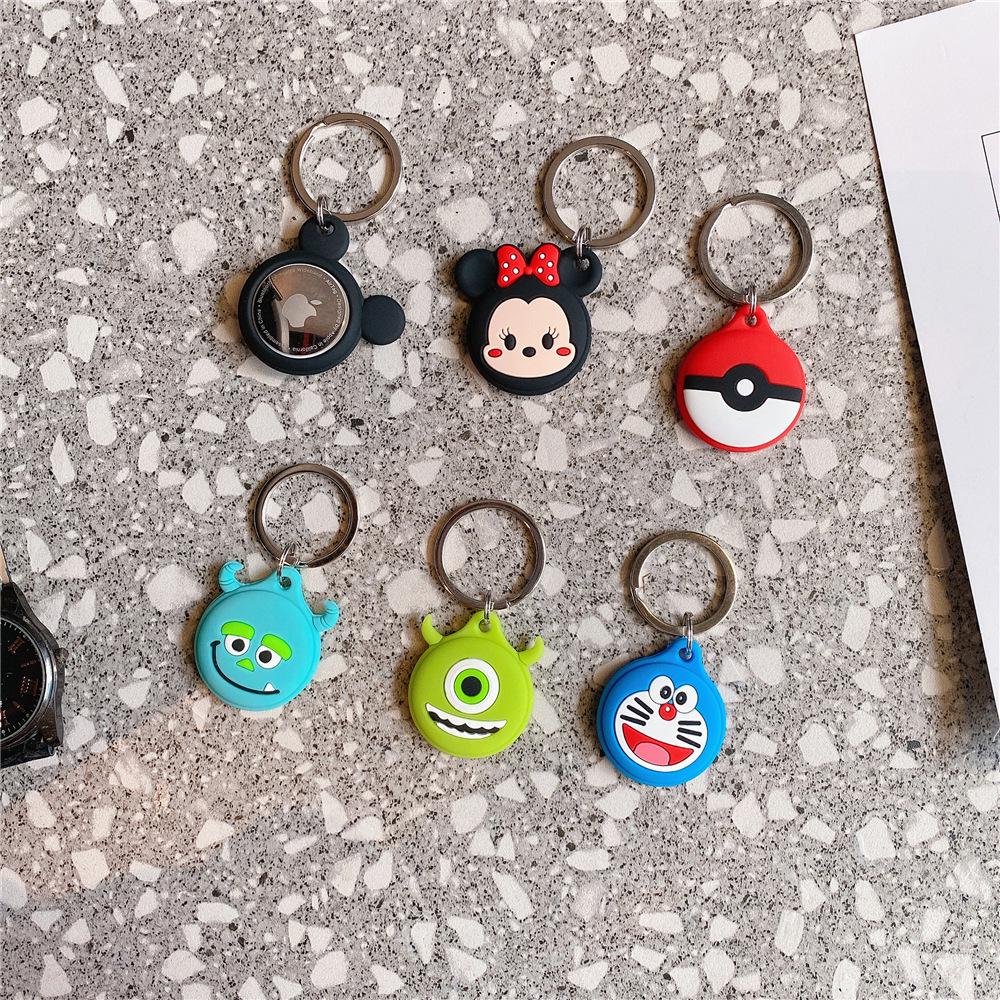 Cute Cartoon Mouse Silicone Protective Cover for Apple Airtag Tracker