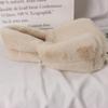 Faux Mink Fur Handbag – Soft Plush Tote, 2 Colors, From Korea