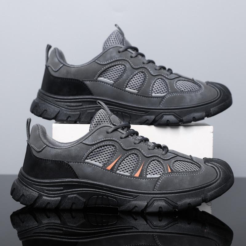 Summer Breathable Hollow Out Mesh Men Hiking Shoes Outdoor Men Sneakers Climbing Shoes Luxury Quality Men Sport Non-Slip Shoes