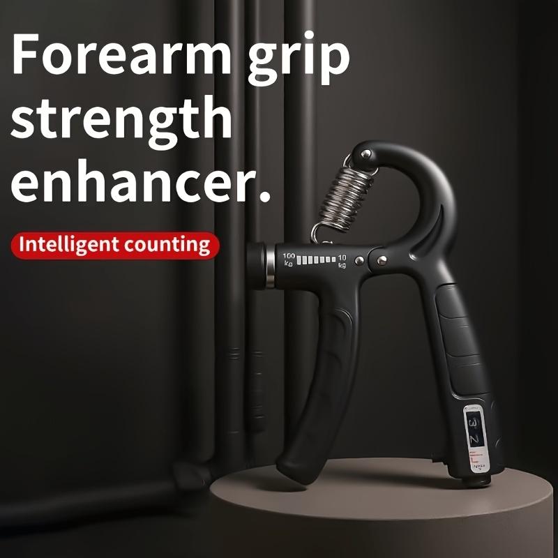 Upgraded Adjustable Grip Strengthener, Heavy-Duty Fitness Hand and Forearm Trainer, 11-220 Lbs Resistance Adjustment, Strength Training Equipment