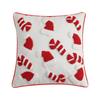 Christmas Theme Printing Tufted Pillow Cover Three-dimensional Pillow Cover Pillow Cushion, Christmas Home Decorations Pillow