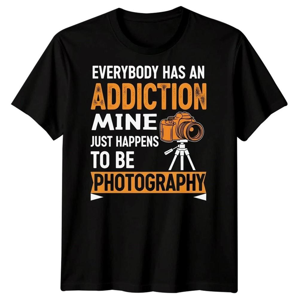 Photography Passion Quote TShirt Hobby Mens Tee Unisex T-Shirt S