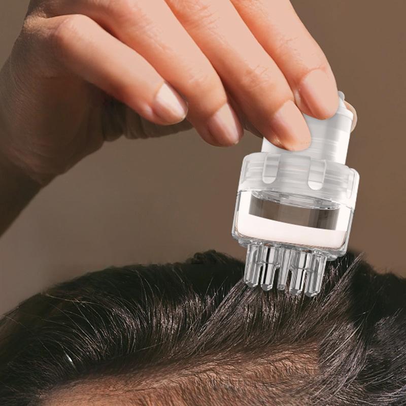Pente Massageador de Couro Cabeludo Pincel com Sérum Líquido Óleo Nutrir Cabeça Crescimento Capilar Regeneração Capilar Raízes do Cabelo Pente Artigos Anti Queda Ferramentas