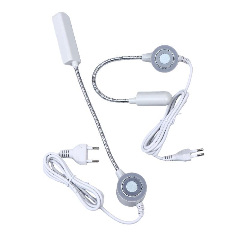 1Pcs AC220V EU/US Standard Sewing Machine Magnet LED Light DIY Bedhead Reading Lamp 10/20/30/40 LED Beads Sewing Machine Light