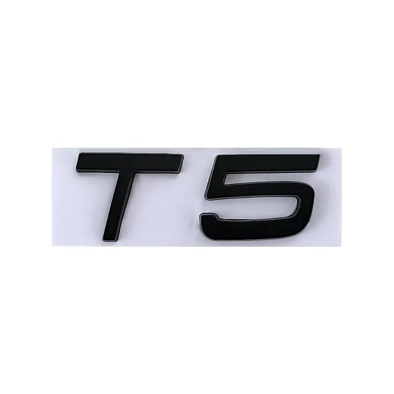 

T5 T6 AWD Logo Car Rear Trunk Emblem Sticker for Volvo S60 V60 S80 XC60 XC90 Auto Body Badge Decal Accessories