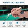 2pcs Cap with Chain Cue Tip Pricker Wood Grain Handle Snooker Accessory  Billiard Cue Care