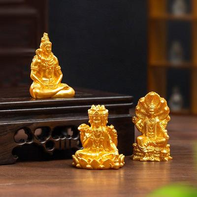 Tibetan Miniature Buddha Statues, In Various Shapes, Are Resin Handicrafts, Altar Ornaments, And Desktop Decorations