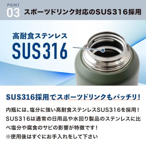 [Carry-Away Bottle for Carbonated Drinks] Peacock Thermos Water Bottle, Carbonated, Black, 1.2L, Insulated, Carbonated, Direct Drinking, Sports, Handl